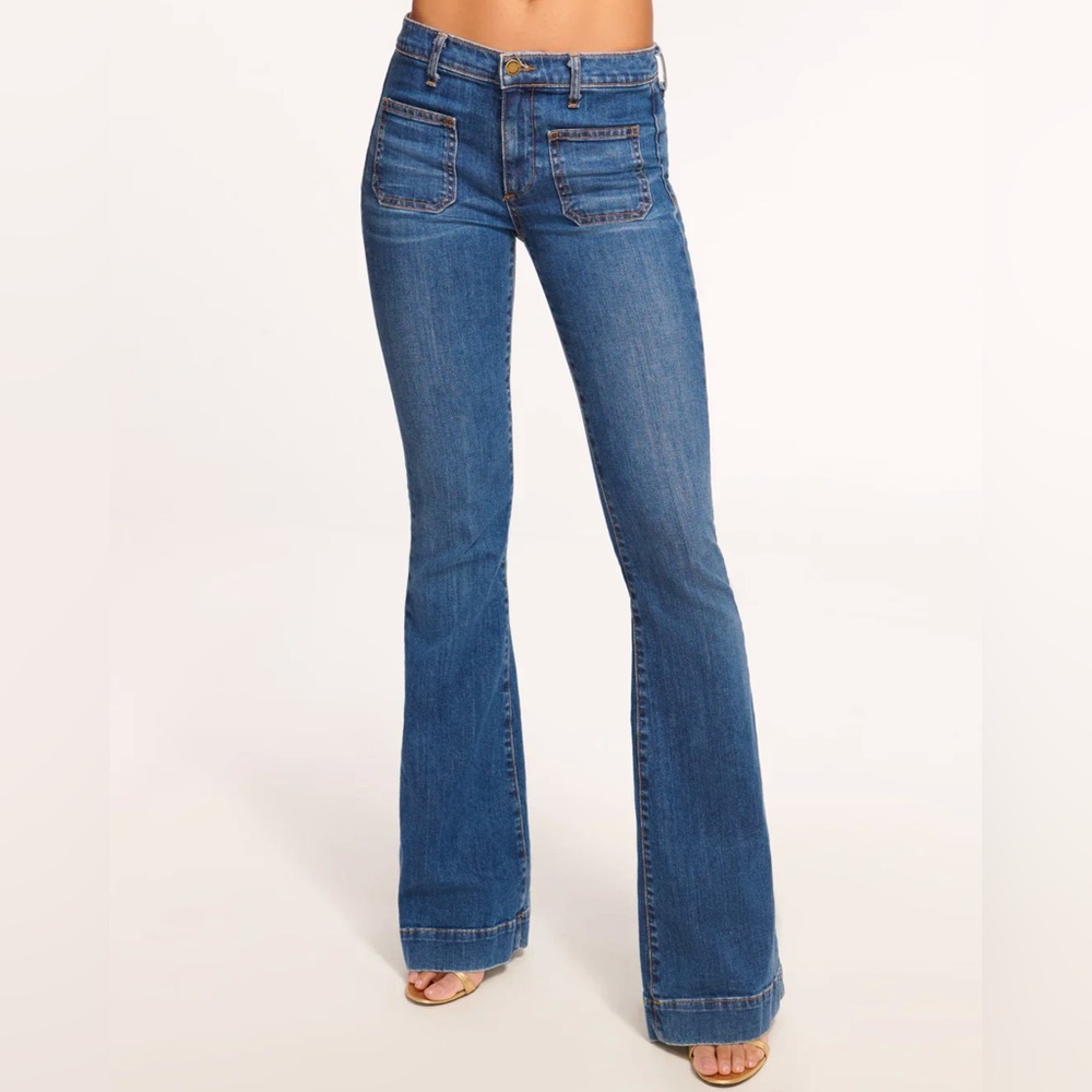 Ramy Brook Hunter Low Rise Flare Jean